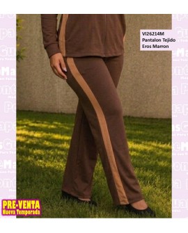 Pantalon Tejido Eros Marron