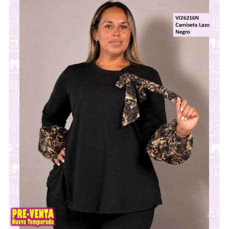 Camiseta Lazo Negro