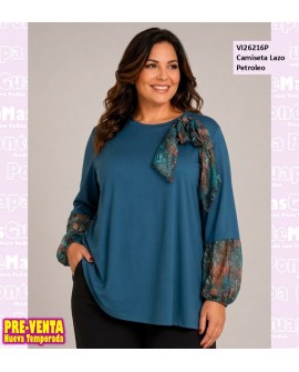 Camiseta Lazo Petroleo
