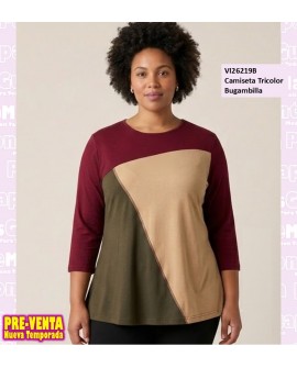 Camiseta Tricolor Bugambilla
