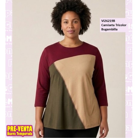 Camiseta Tricolor Bugambilla