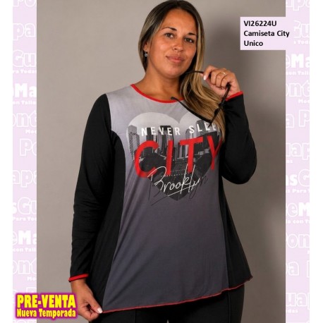 Camiseta City Unico
