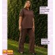 Pantalon Tira Love Marron