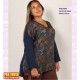 Camiseta Gasa Flores Unico