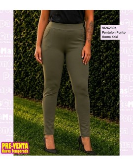 Pantalon Punto Roma Kaki