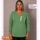 Camiseta Algodon Bolsillo Verde