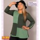 Camiseta Algodon Rectangulos Verde