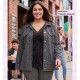 Chaqueta Jaspeada