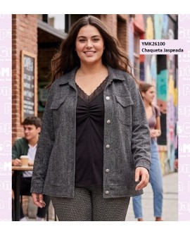 Chaqueta Jaspeada