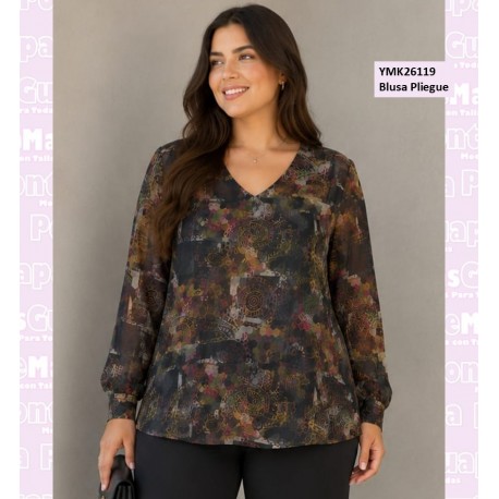Blusa Pliegue