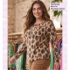 Blusa Tul Estampado Animal