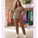 Blusa Tul Estampado Animal