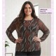 Blusa Tul Estampado Caldera