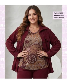 Sobrecamisa Pana Granate