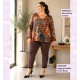Blusa Saten Animal