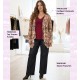 Cardigan Estampado Burdeos