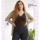 Cardigan Estampado Kaki