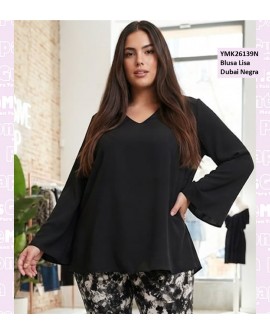 Blusa Lisa Dubai Negra