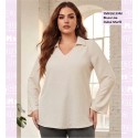 Blusa Lisa Dubai Marfil