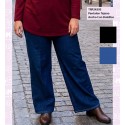Pantalon Tejano Ancho Con Bolsillos