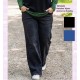Pantalon Tejano Ancho Con Bolsillos