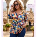 Camiseta Flores Tapeta