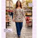 Camiseta Flores Beig