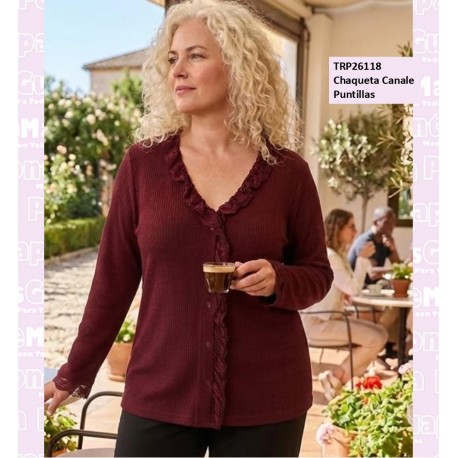 Chaqueta Canale Puntillas