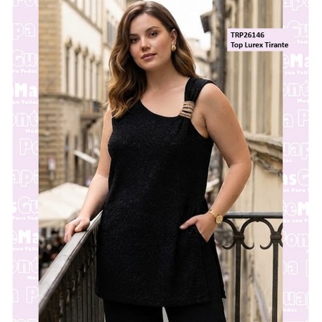 Top Lurex Tirante