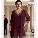 Blusa Gasa Con Estampado