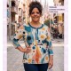 Camiseta Cremallera Cuello Cana