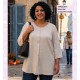Blusa Bel Corazones Crudo