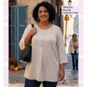 Blusa Bel Corazones Crudo