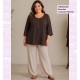 Blusa Bel Corazones Marron