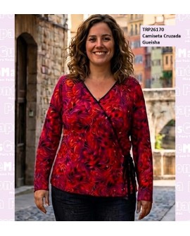 Camiseta Cruzada Gueisha