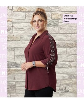 Blusa Naranjo Grana