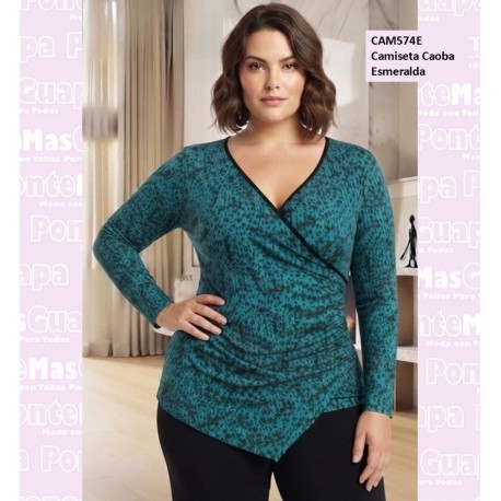 Camiseta Caoba Esmeralda