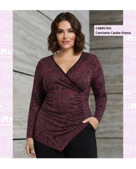 Camiseta Caoba Grana