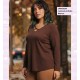 Camiseta Infinito Marron