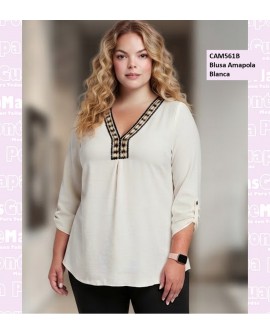 Blusa Amapola Blanca