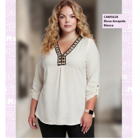 Blusa Amapola Blanca