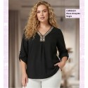 Blusa Amapola Negra