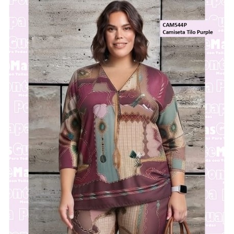 Camiseta Tilo Purple