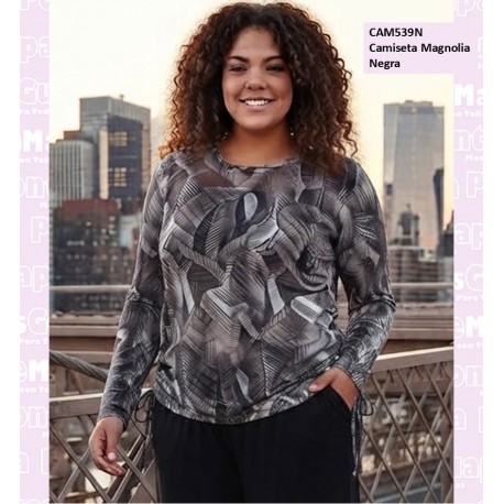 Camiseta Magnolia Negra