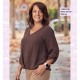 Blusa Jazmin Marron