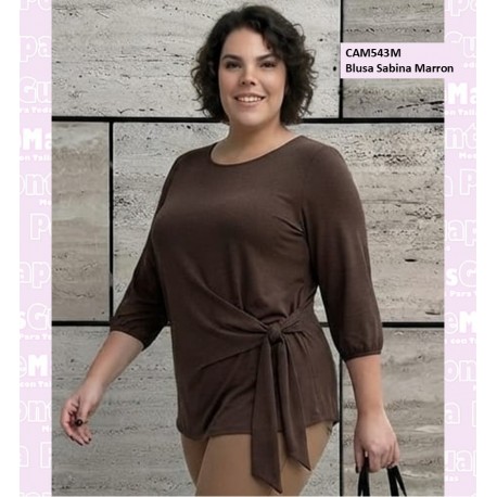 Blusa Sabina Marron