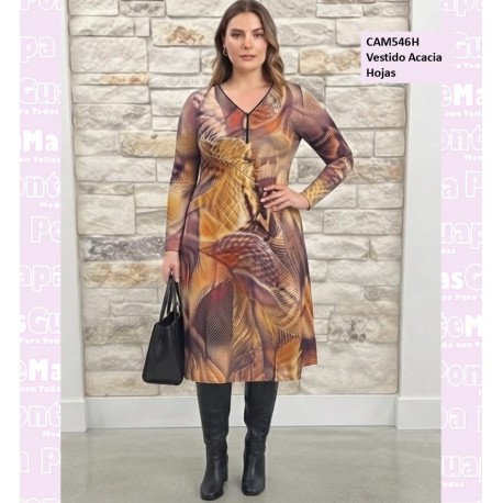 Vestido Acacia Hojas