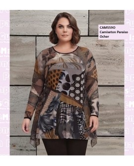 Camiseton Paraiso Ocher
