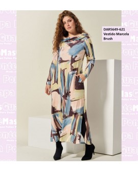 Vestido Marcela Brush