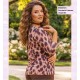 Camiseta Corazon Leopardo